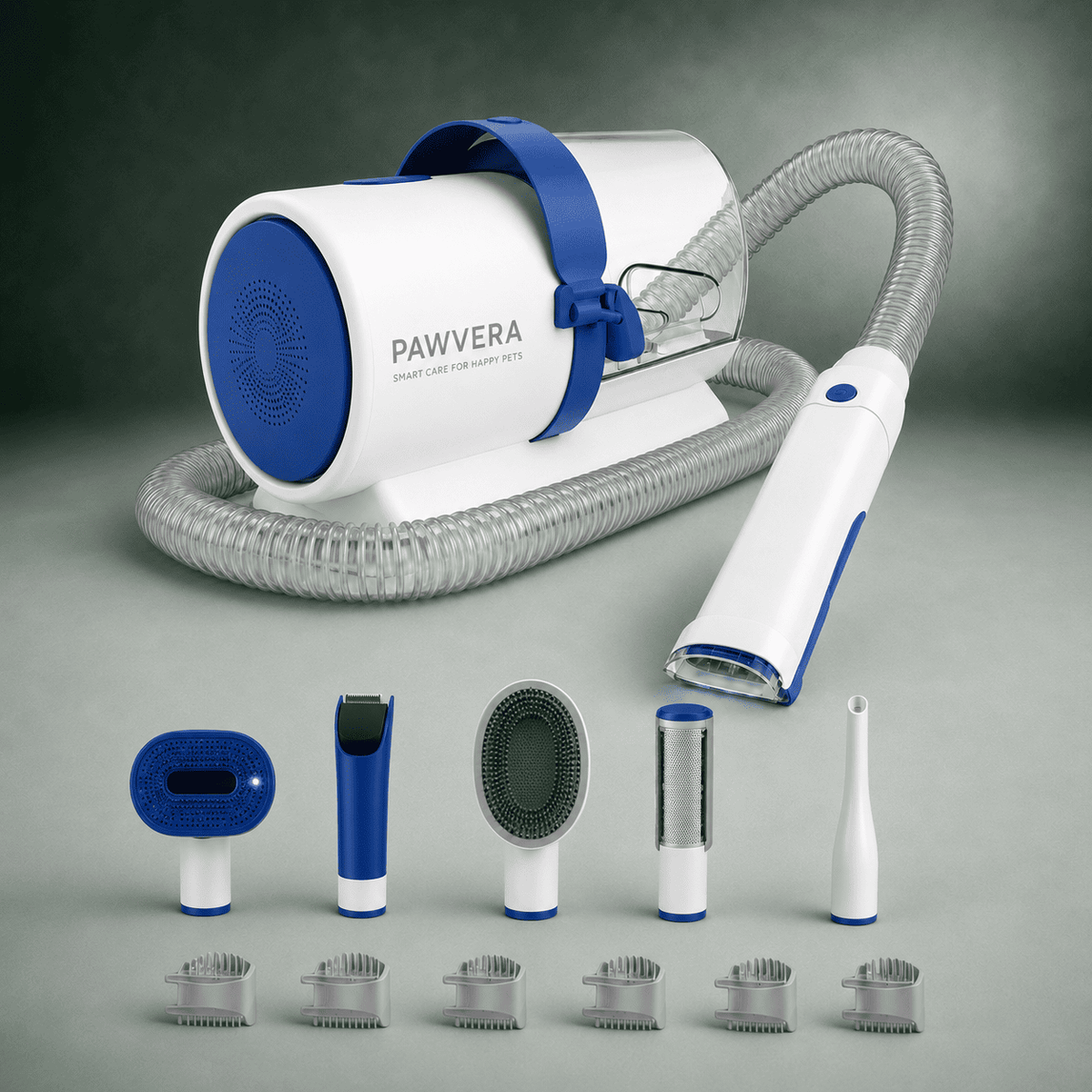 PAWVERA ProGroom™ | 5-in-1 Pet Grooming Vacuum Kit