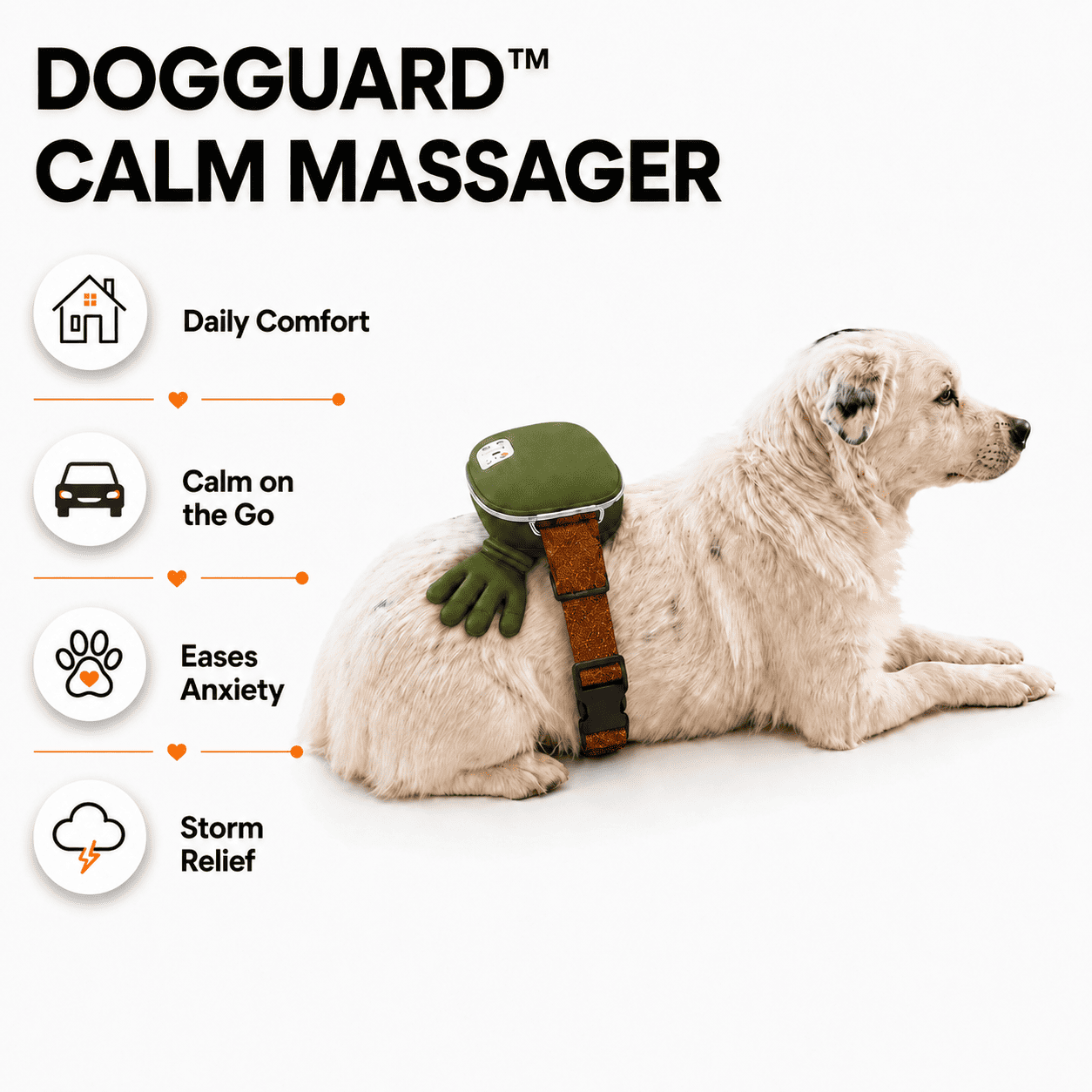 PAWVERA CalmPaws™ – Relaxing Dog Massager