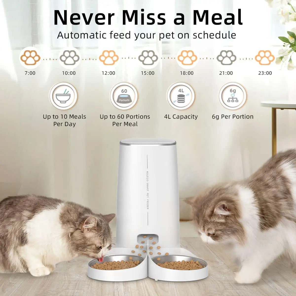 PAWVERA SmartServe™ Pet Feeder